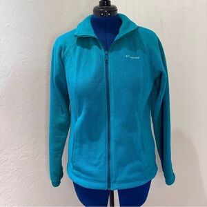 Columbia Women's Turquoise Green Fleece Jacket
